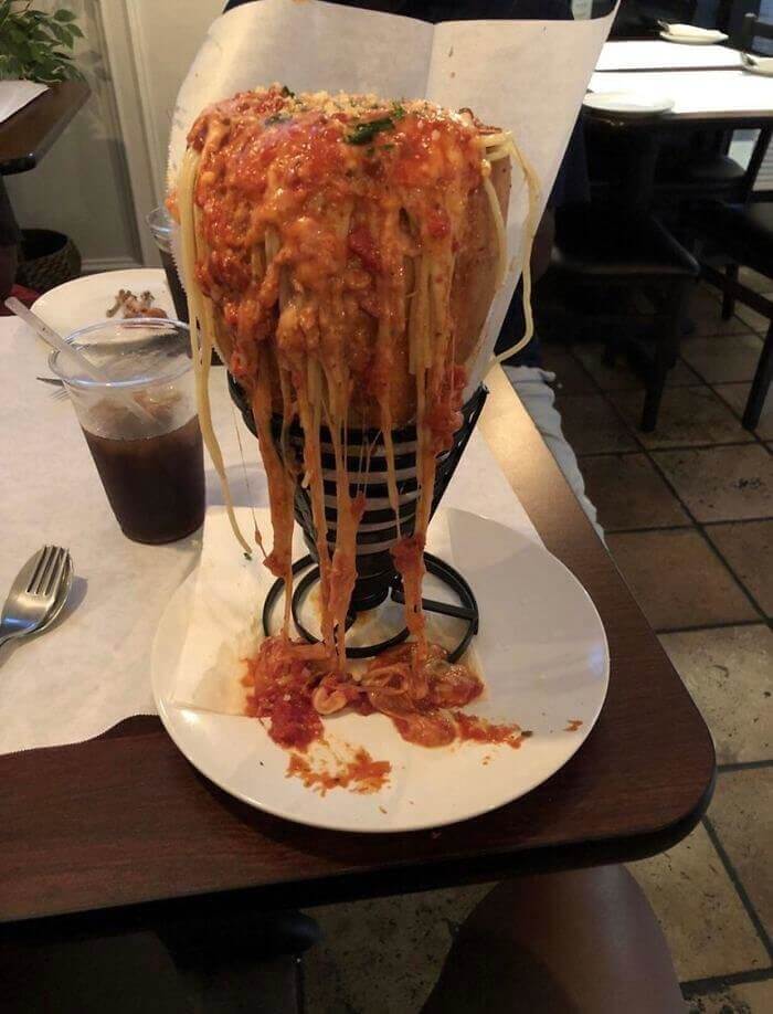The Wrong Way To Serve Spaghetti