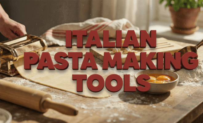 Italian Pasta-Making Tools for Fresh Pasta on a Sunday