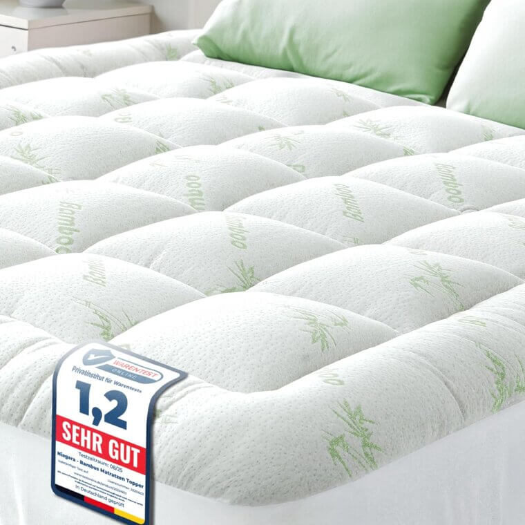 Bambus Matratzentopper Für Coolen, Kuscheligen Schlaf