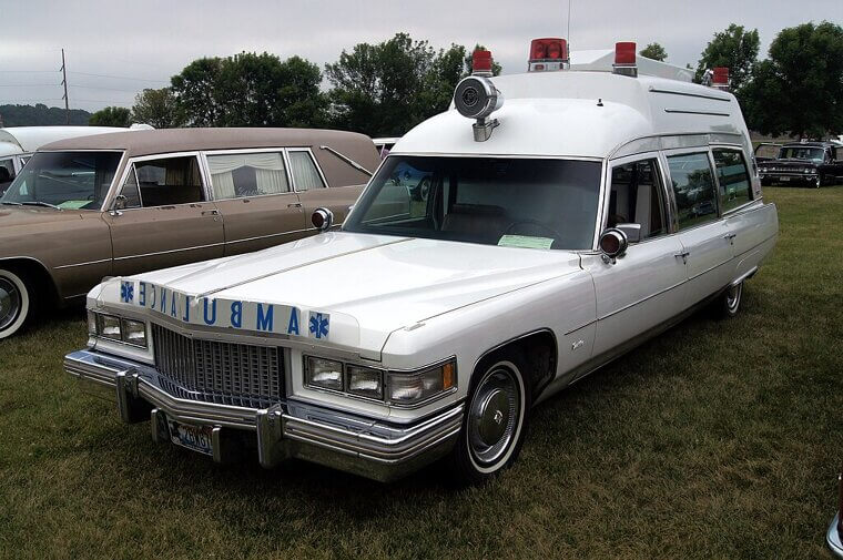1975 Cadillac Miller Ambulance