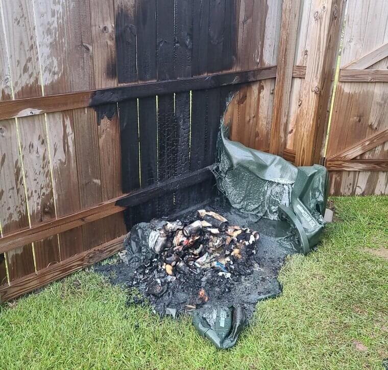 Burning Trash in the Backyard