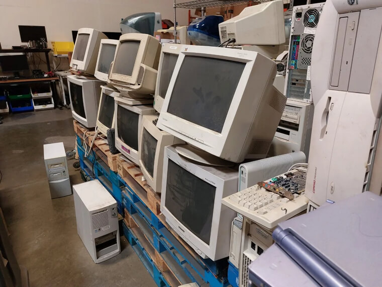 Disposing of Electronics Casually