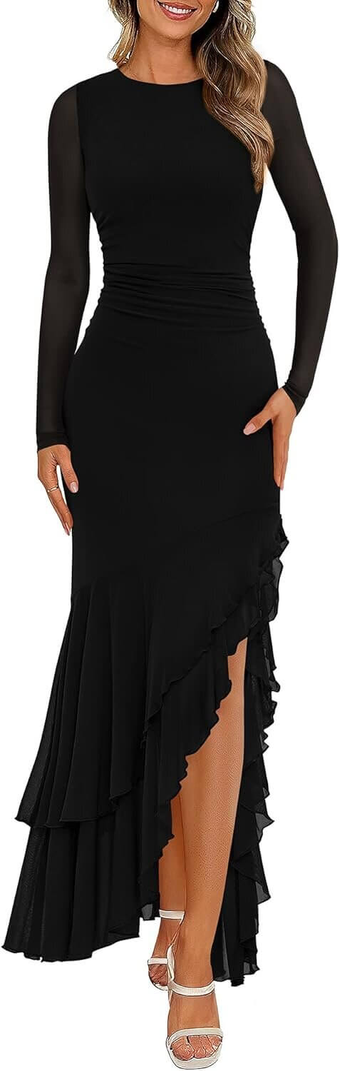 BTFBM Women's Maxi Dress - Perfect for Weddings & Cocktails - Now 23% Off!