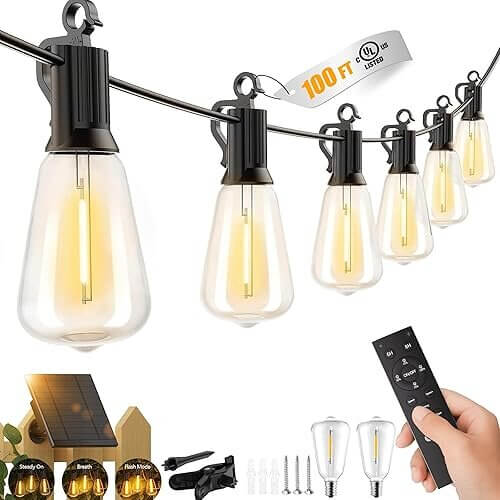 Powerful Solar String Lights that Shine Bright Without Electricity. Now 40% Off!