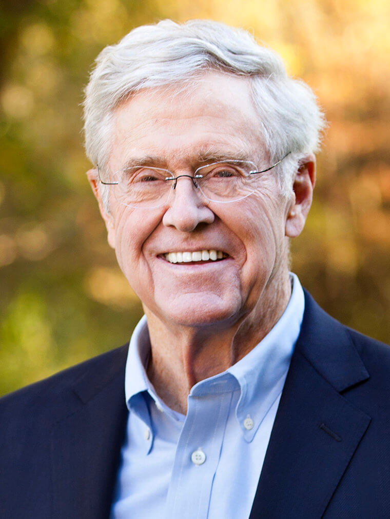 Charles Koch ($54.5 Billion) - Kansas
