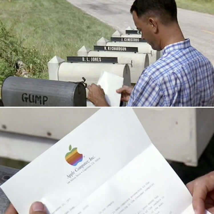 Forrest Gump - Apple Stocks