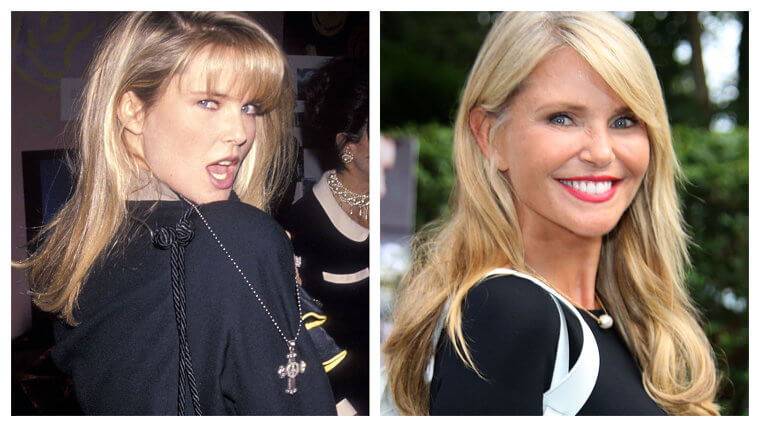 Christie Brinkley - 1990 Vs. 2015 (25 Year Difference)