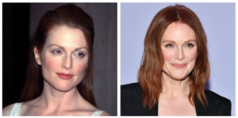 Julianne Moore - 1999 Vs. 2018 (19 Year Difference)