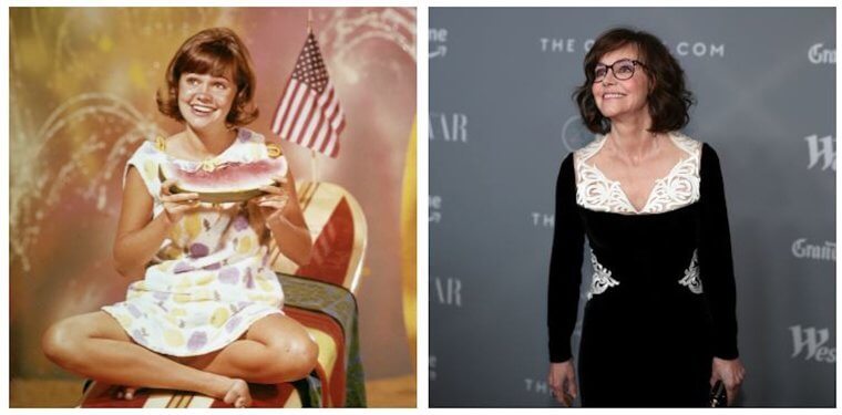 Sally Field - 1965 Vs. 2018 (53 Year Difference)