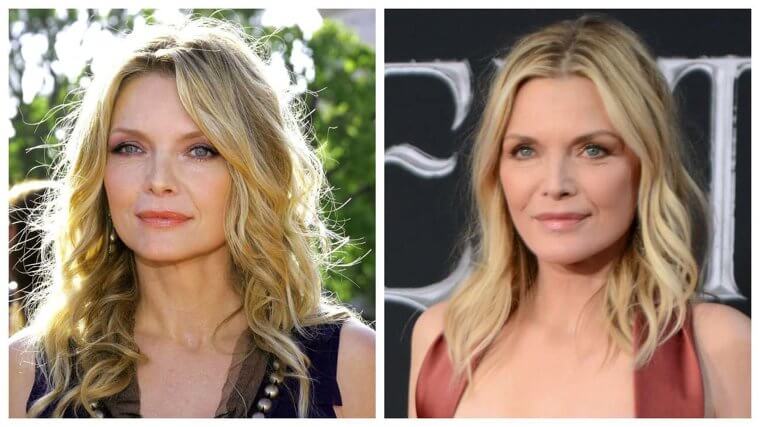 Michelle Pfeiffer - 2007 Vs. 2019 (12 Year Difference)