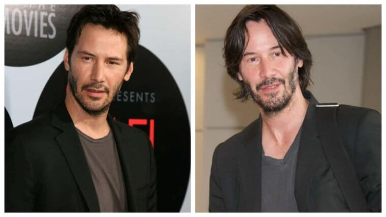 Keanu Reeves - 2008 Vs. 2017 (9 Year Difference)