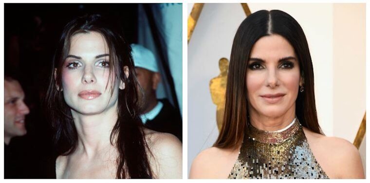 Sandra Bullock - 1999 Vs. 2018 (19 Year Difference)