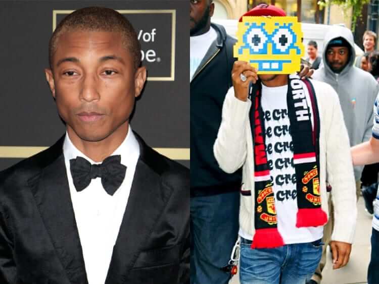 Pharrell Williams Wears This Odd Mask