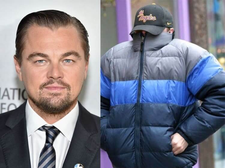 Leonardo DiCaprio Acts Like A Turtle In Its Shell