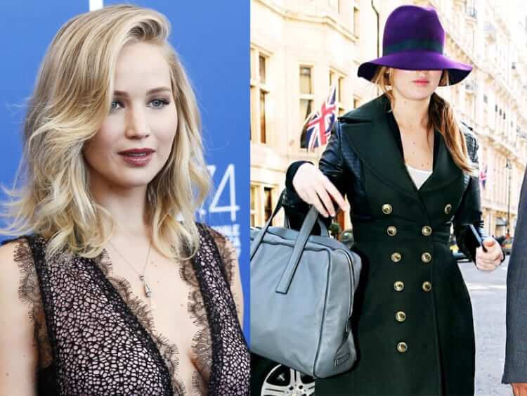 Jennifer Lawrence Has A Collection Of Over-Sized Hats