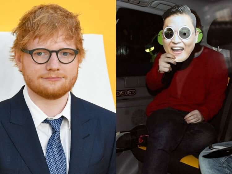 Ed Sheeran Uses Masks Of Other Celebs