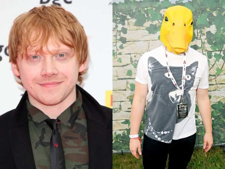 Rupert Grint Says Quack Quack To The Paps