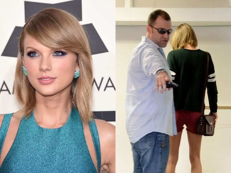 Taylor Swift Walks Backwards