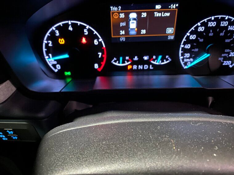 Set Tire Pressure for the Cold