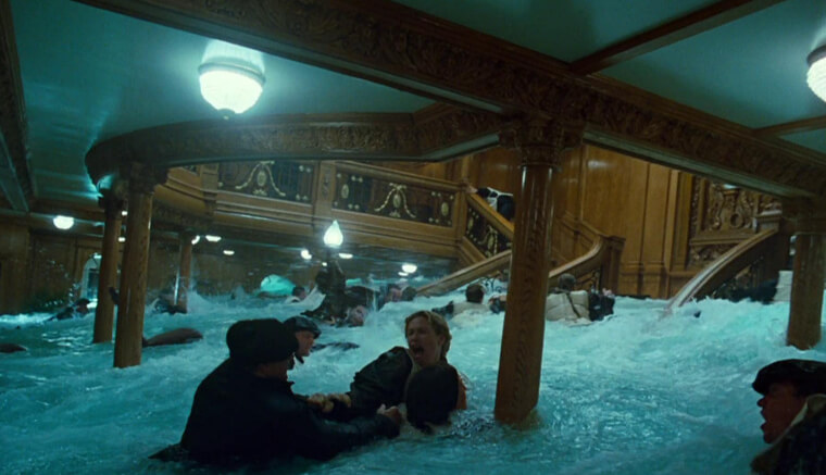 There Was Only One Chance to Film The Flooding Of The Grand Staircase for Titanic