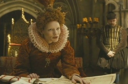 Construction Workers Making Repairs on a Church Were Used in Elizabeth: The Golden Age