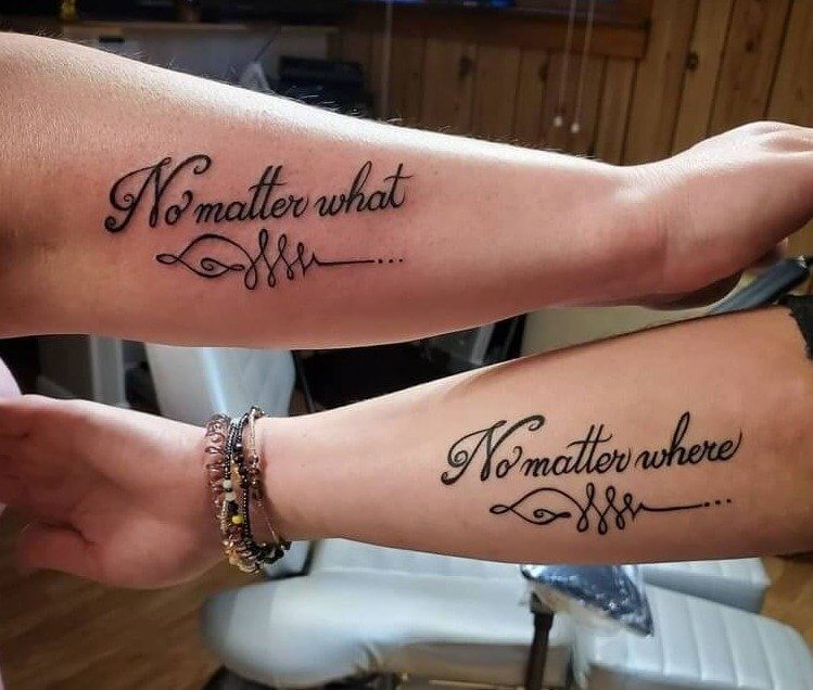 Finishing Each Other’s Sentences, Tattoo Style