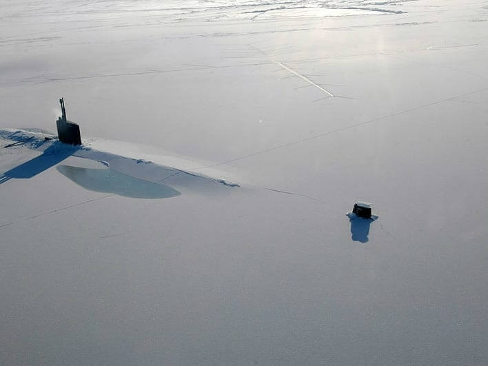 溺れそうになった潜水艦