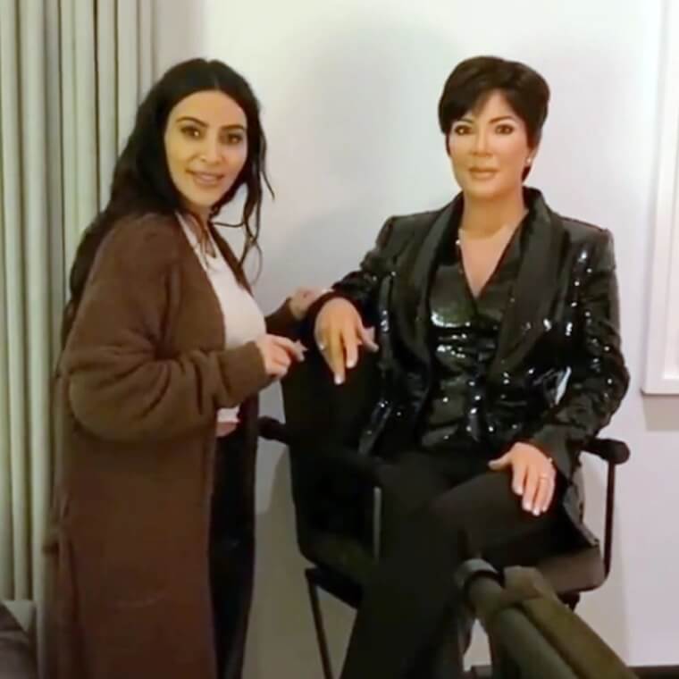 Kris Jenner's Wax Statue