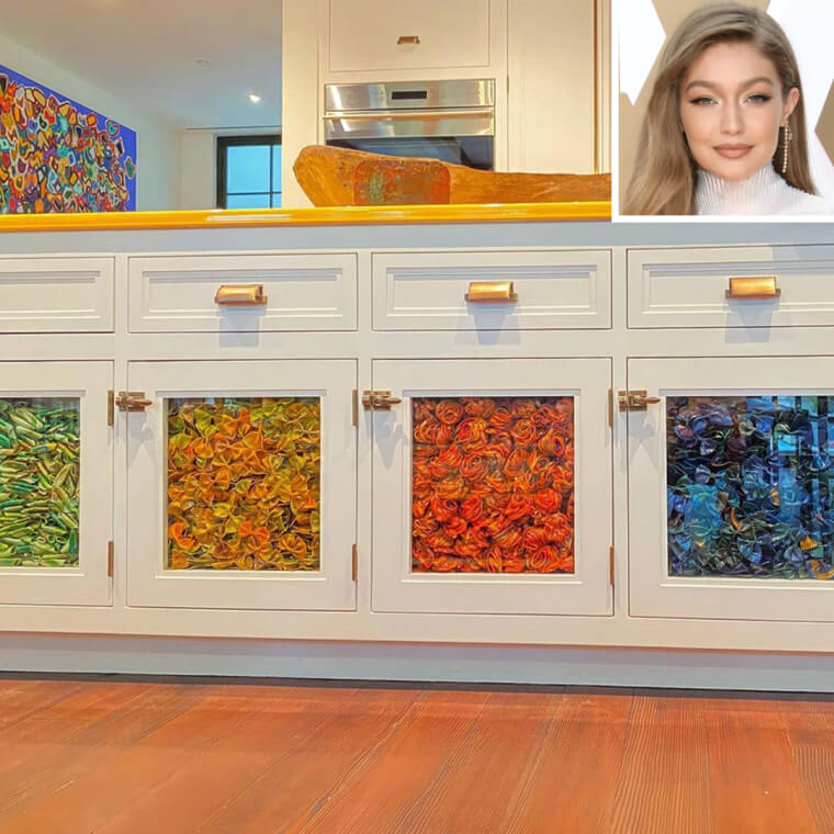 Gigi Hadid's Pasta Drawers