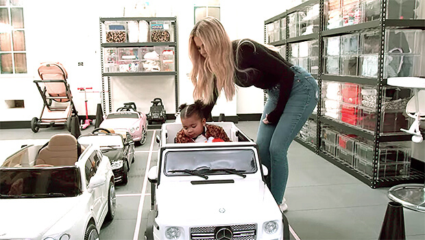Khloe Kardashian's Toy Car Garage