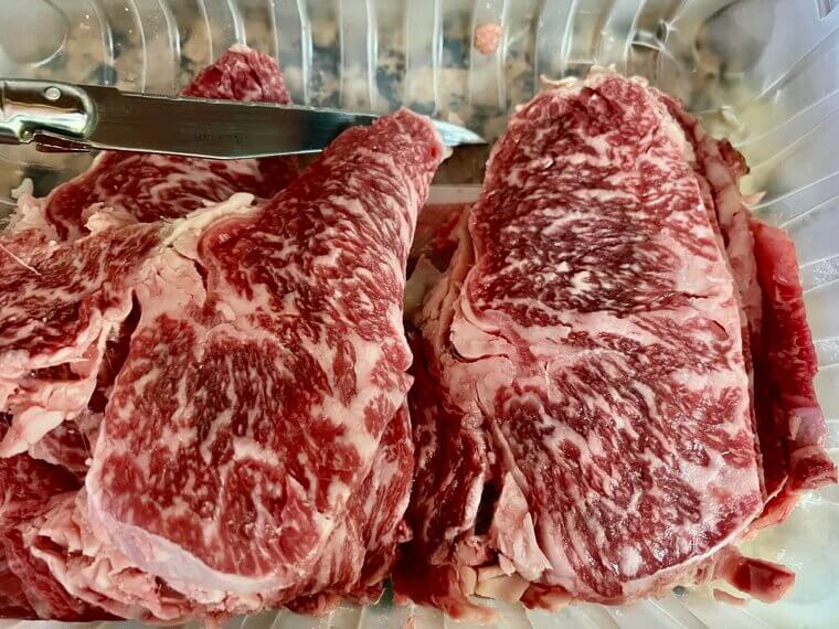 Highly Marbled Steaks