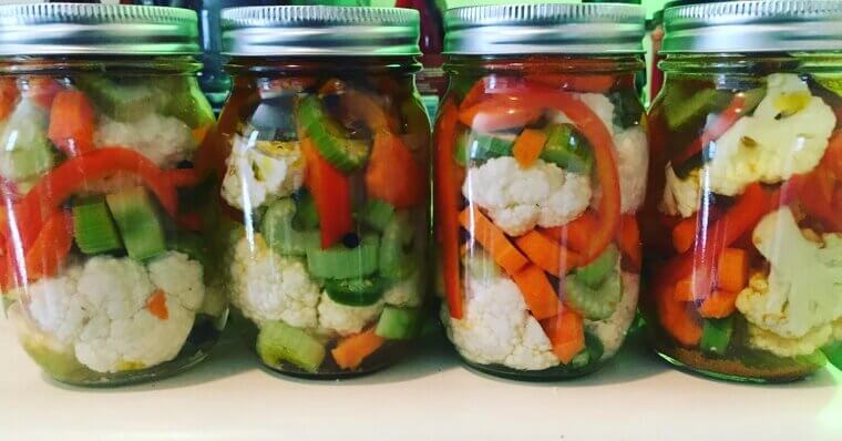 High-Sodium Pickled Vegetables