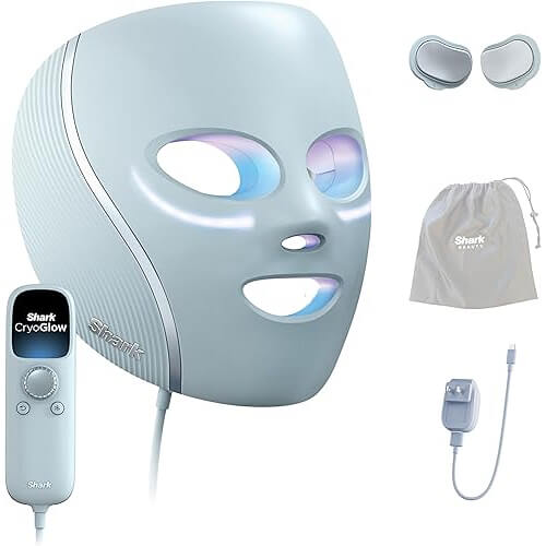 Advanced Shark CryoGlow LED Mask that Cools and Repairs Your Skin. 