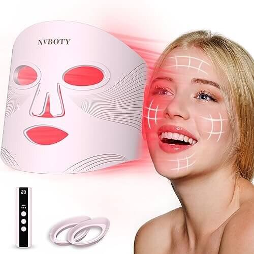 Advanced LED Face Mask Light Therapy that Rejuvenates Your Skin. 