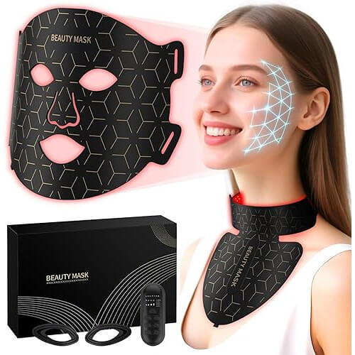 Versatile Face & Neck Light Therapy Mask that Firms and Revitalizes Skin. Now 11% Off!