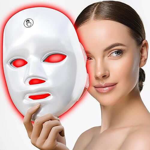 Professional 7-in-1 LED Face Mask that Transforms Your Skin at Home. 