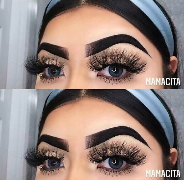 대담한 메이크업 룩