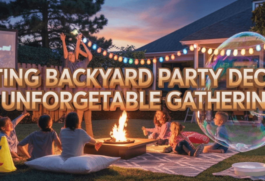 No More Boring Parties! Create Excitement in Your Backyard