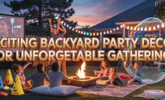No More Boring Parties! Create Excitement in Your Backyard