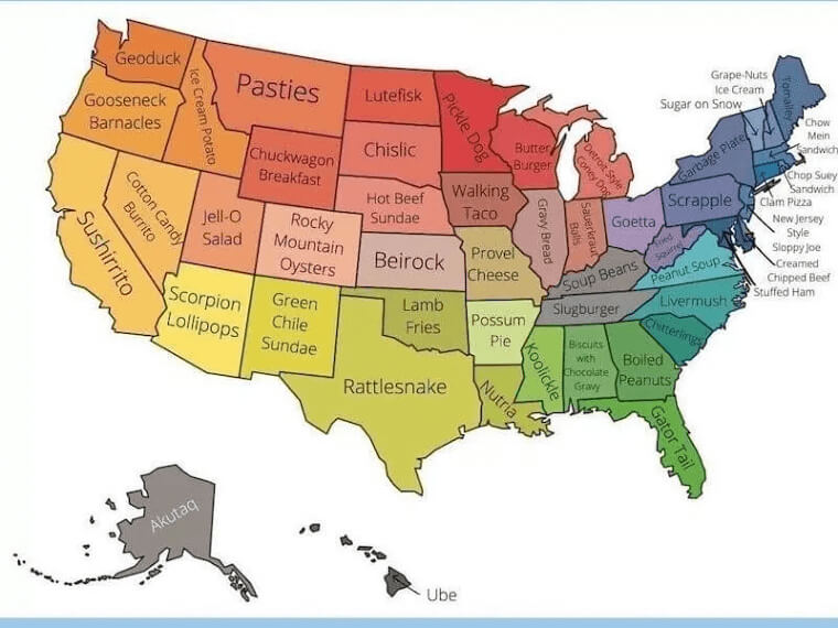 Some States Eat Weird Food