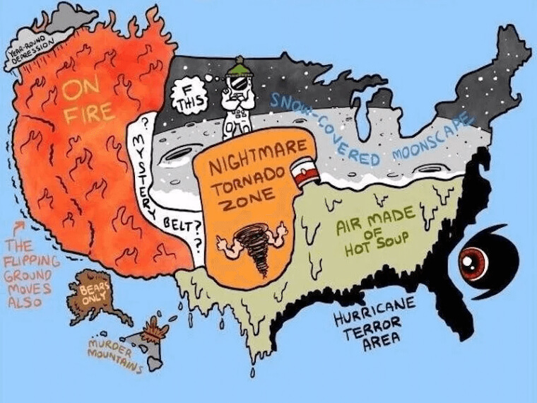 The Real Weather Map