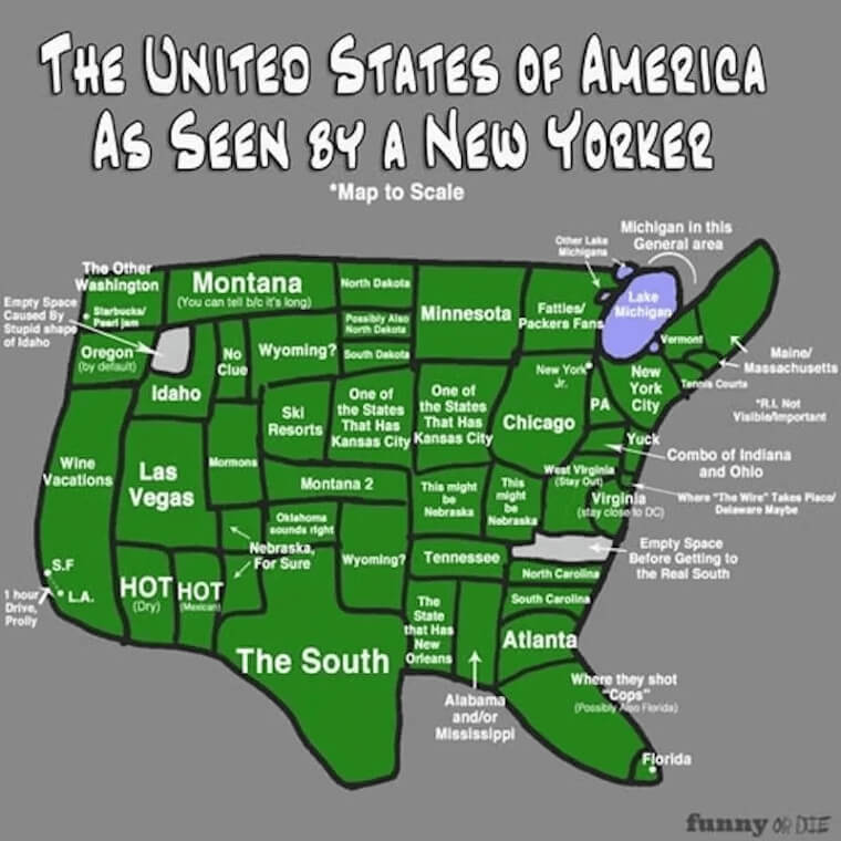 The Rest Of America To New Yorkers