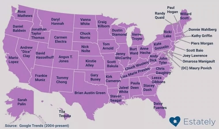 D List Celebs We Shouldn't Care About From Every State