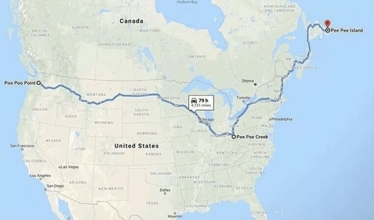 When You Ask Your Teenager to Make A Map Of The US