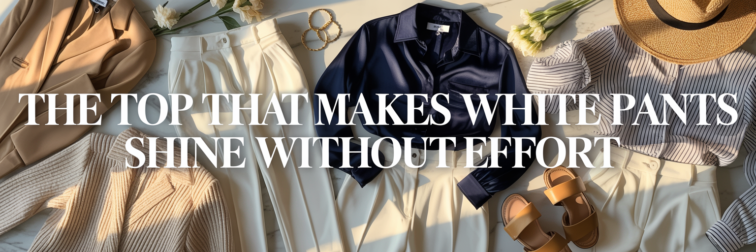 The Top That Makes White Pants Shine Without Effort