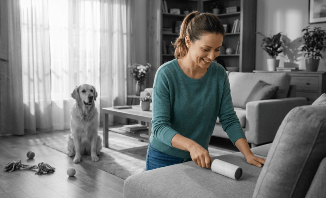 Ingenious Pet Hair Remover Roller That Makes Cleanup Effortless