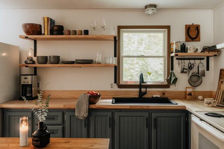 Open Shelving in Kitchens