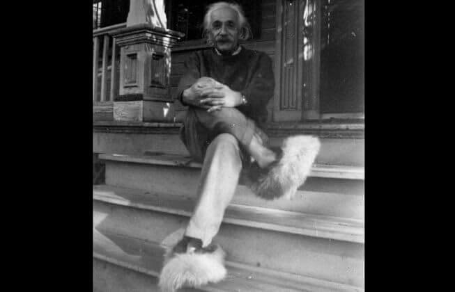 Albert Einstein's Adorable Slippers