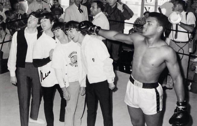 Muhammad Ali Punching The Beatles