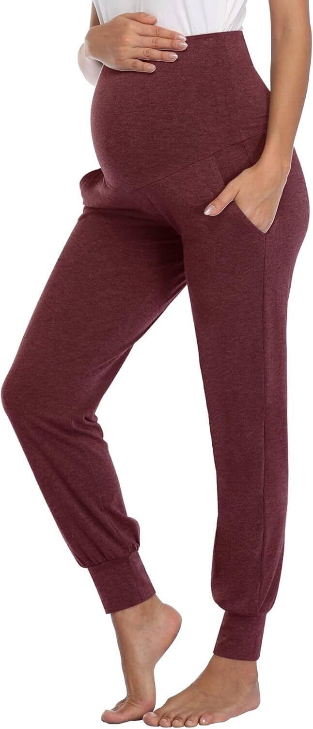 AMPOSH Maternity Joggers - Cozy, Stretchy, and Comfy Lounge Pants - 16% Off!